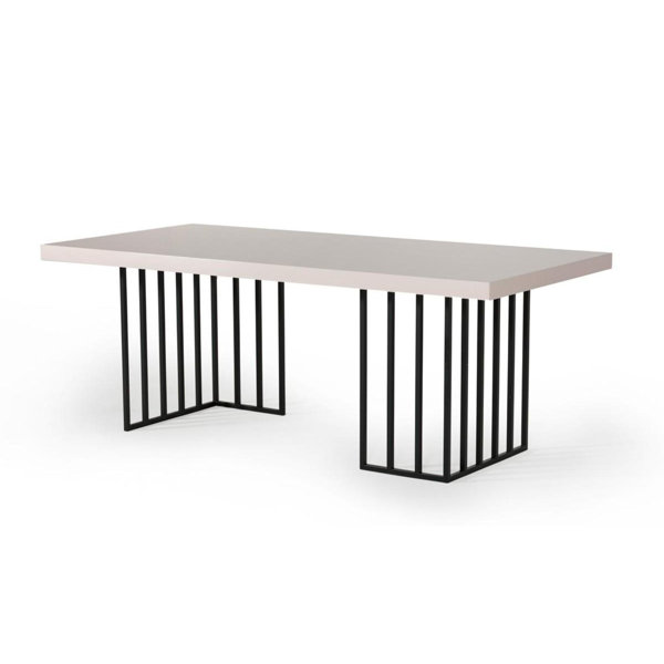 Wade Logan Glasgow Metal Base Dining Table Wayfair.ca
